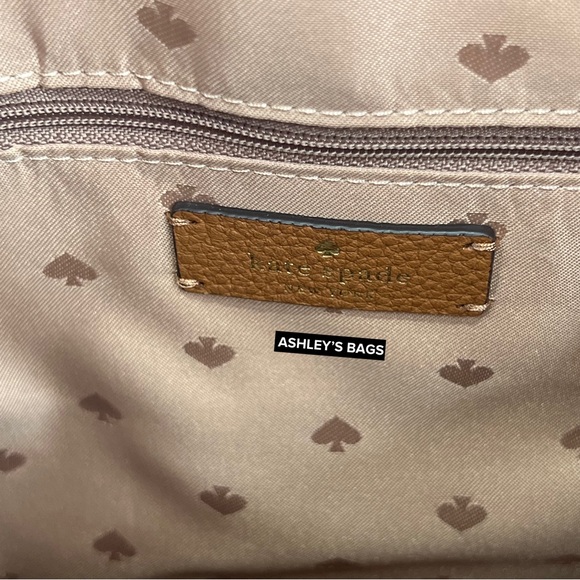 Kate Spade Leila Medium Patchwork Suede Triple Compartment Shoulder Bag Tote - Picture 8 of 9